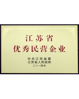 江蘇省優秀民營企業